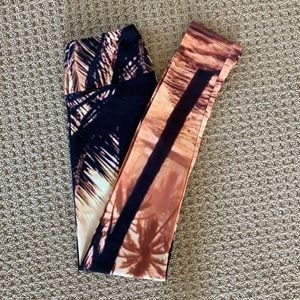Sunset print Goldsheep leggings